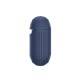 Husa pentru AirPods 1 / AirPods 2 - Techsuit Carbon Silicone - Navy Blue