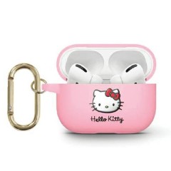Husa pentru AirPods 3 - Hello Kitty Silicone 3D Kitty Head (HKA33DKHSP) - Pink Husa pentru AirPods 3 - Hello Kitty Silicone 3D Kitty Head (HKA33DKHSP) - Pink