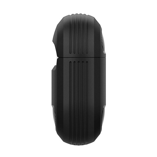 Husa pentru AirPods 3 - Techsuit Carbon Silicone - Black