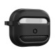 Husa pentru AirPods 3 - Techsuit Carbon Silicone - Black