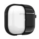 Husa pentru AirPods 3 - Techsuit Carbon Silicone - Black