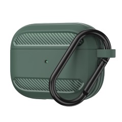 Husa pentru AirPods 3 - Techsuit Carbon Silicone - Green Husa pentru AirPods 3 - Techsuit Carbon Silicone - Green