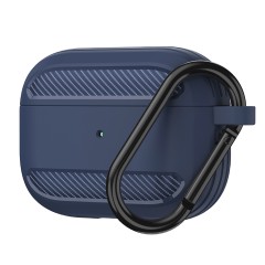 Husa pentru AirPods 3 - Techsuit Carbon Silicone - Navy Blue Husa pentru AirPods 3 - Techsuit Carbon Silicone - Navy Blue