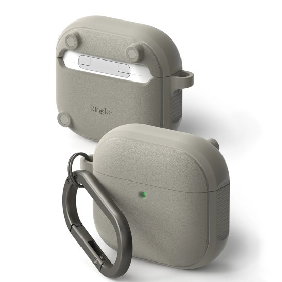 Husa pentru AirPods 4 - Ringke Onyx Magnetic - Warm Gray Husa pentru AirPods 4 - Ringke Onyx Magnetic - Warm Gray