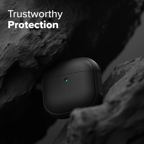 Husa pentru AirPods 4 - Ringke Onyx Magnetic - Warm Gray Husa pentru AirPods 4 - Ringke Onyx Magnetic - Warm Gray