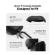 Husa pentru AirPods 4 - Ringke Onyx Magnetic - Warm Gray Husa pentru AirPods 4 - Ringke Onyx Magnetic - Warm Gray