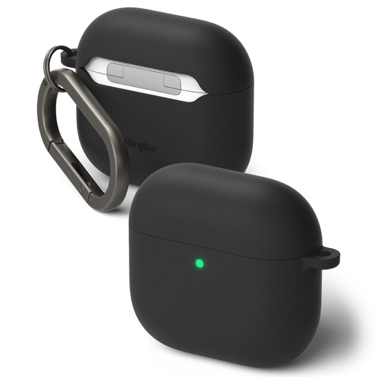 Husa pentru AirPods 4 - Ringke Silicone - Black