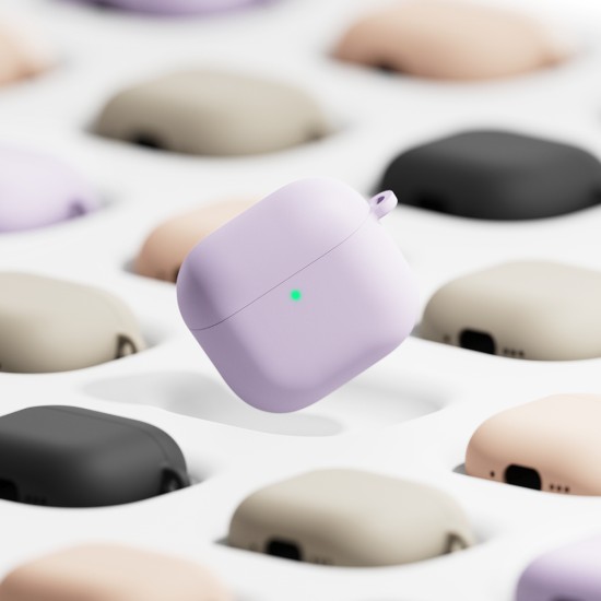 Husa pentru AirPods 4 - Ringke Silicone -  Light Purple