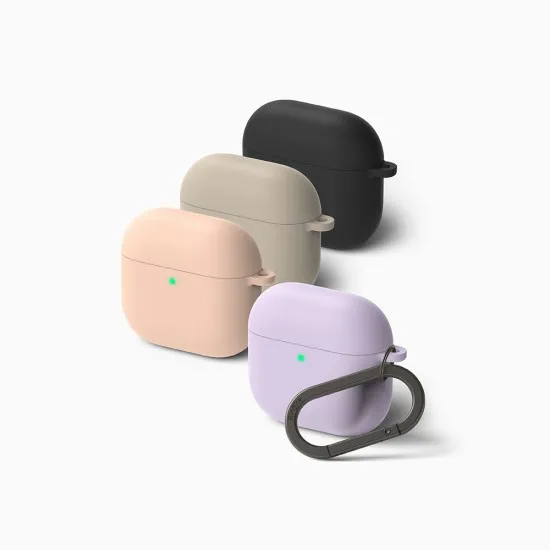 Husa pentru AirPods 4 - Ringke Silicone - Light Purple Husa pentru AirPods 4 - Ringke Silicone - Light Purple