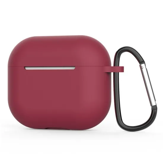 Husa pentru AirPods 4 - Techsuit - Bordeaux Husa pentru AirPods 4 - Techsuit - Bordeaux