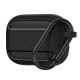 Husa pentru AirPods Pro 1 / AirPods Pro 2 - Techsuit Carbon Silicone - Black