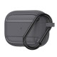 Husa pentru AirPods Pro 1 / AirPods Pro 2 - Techsuit Carbon Silicone - Gray