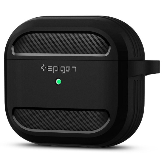 Husa pentru Apple AirPods 3 - Spigen Rugged Armor - Black