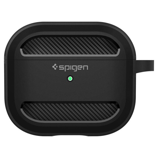 Husa pentru Apple AirPods 3 - Spigen Rugged Armor - Black