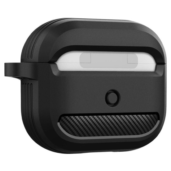 Husa pentru Apple AirPods 3 - Spigen Rugged Armor - Black