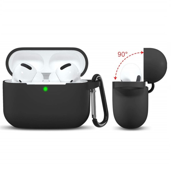 Husa pentru Apple AirPods 3 - Techsuit Silicone Case - Black