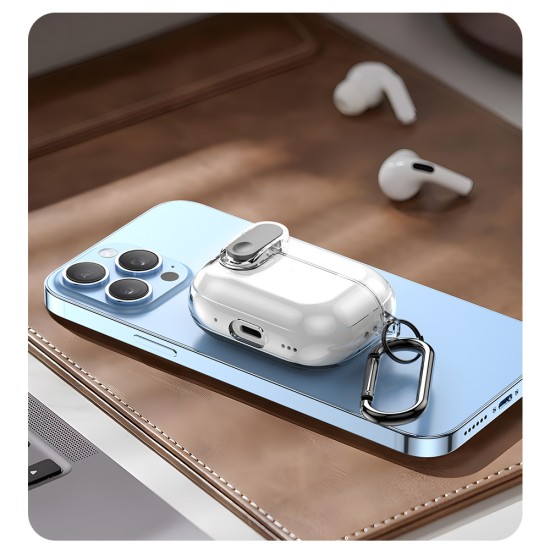 Husa pentru Apple AirPods 4 - Dux Ducis PECL Series - Blue