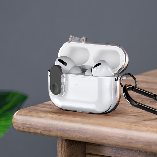 Husa pentru Apple AirPods 4 - Dux Ducis PECL Series - Grey