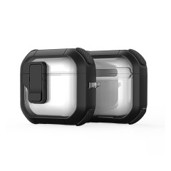 Husa pentru Apple AirPods 4 - Dux Ducis PECN Series - Black Husa pentru Apple AirPods 4 - Dux Ducis PECN Series - Black
