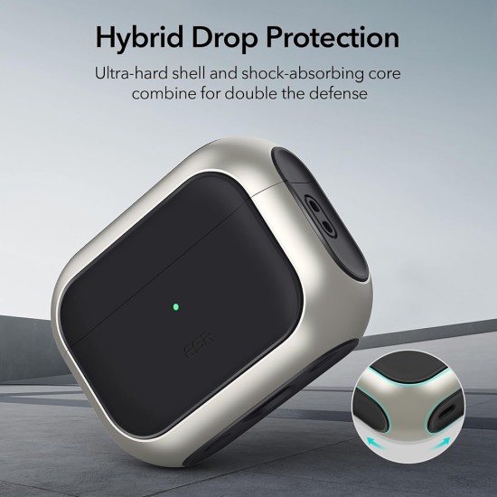 Husa pentru Apple AirPods 4 - ESR Orbit Hybrid HaloLock - White