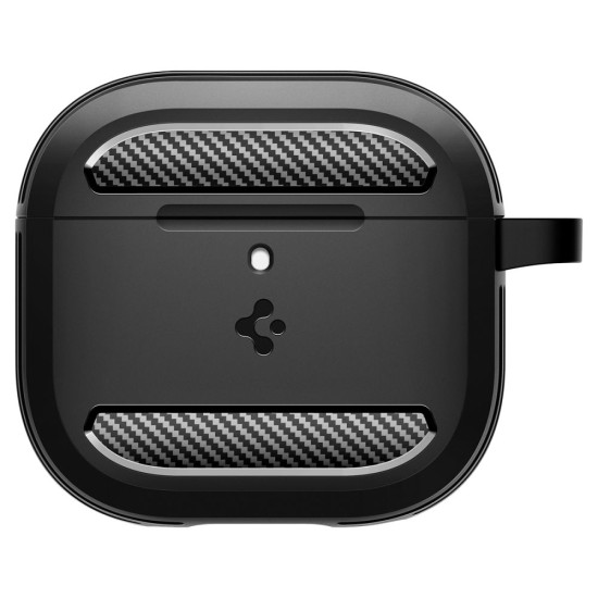 Husa pentru Apple AirPods 4 - Spigen Rugged Armor - Matte Black