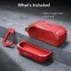 Husa pentru Apple AirPods Pro 1 / 2 - ESR Cyber Armor Tough HaloLock - Red Husa pentru Apple AirPods Pro 1 / 2 - ESR Cyber Armor Tough HaloLock - Red