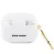 Husa pentru Apple AirPods Pro 2 - Hello Kitty Silicone 3D Kitty Head (HKAP23DKHSH) - White