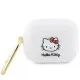 Husa pentru Apple AirPods Pro 2 - Hello Kitty Silicone 3D Kitty Head (HKAP23DKHSH) - White