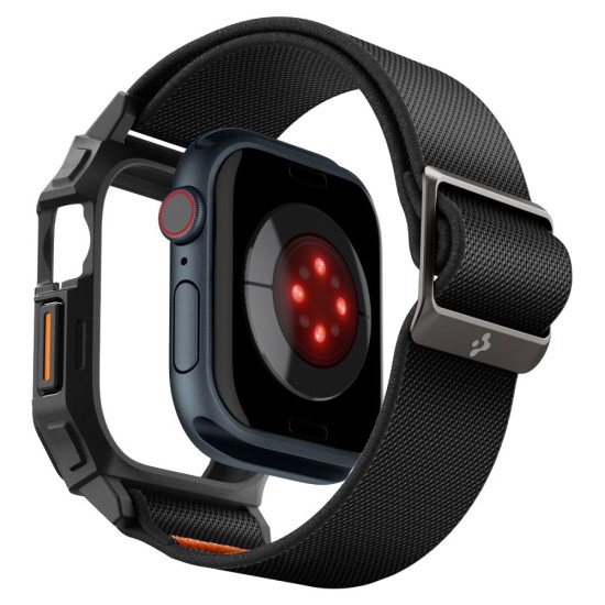 Husa pentru Apple Watch 10 42mm + Curea - Spigen Lite Fit Pro - Matte Black