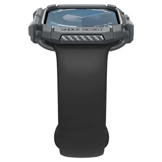 Husa pentru Apple Watch 10 46mm - Spigen Rugged Armor - Dark Grey Husa pentru Apple Watch 10 46mm - Spigen Rugged Armor - Dark Grey