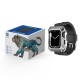 Husa pentru Apple Watch 4 / 5 / 6 / SE / SE 2 (44mm) + Curea - Lito Metal RuggedArmor (LS002) - Silver