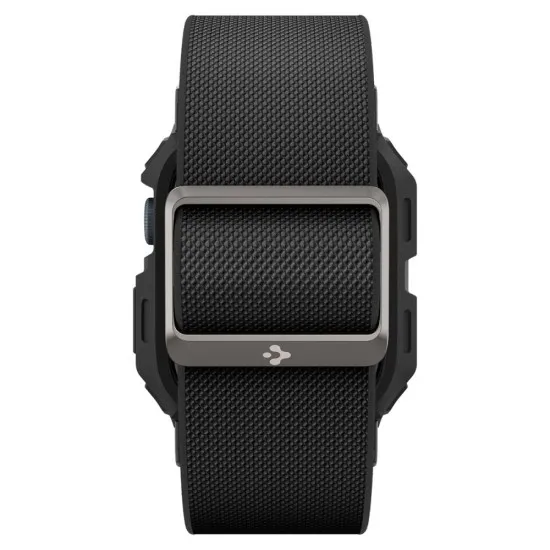 Husa pentru Apple Watch 4 / 5 / 6 / SE / SE 2 / 7 / 8 / 9 (44 / 45mm) + Curea - Spigen Lite Fit Pro - Matte Black Husa pentru Apple Watch 4 / 5 / 6 / SE / SE 2 / 7 / 8 / 9 (44 / 45mm) + Curea - Spigen Lite Fit Pro - Matte Black