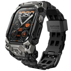 Husa pentru Apple Watch Ultra / Ultra 2 + Curea - Supcase Unicorn Beetle Ore - Black Husa pentru Apple Watch Ultra / Ultra 2 + Curea - Supcase Unicorn Beetle Ore - Black