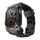 Husa pentru Apple Watch Ultra / Ultra 2 + Curea - Supcase Unicorn Beetle Ore - Black