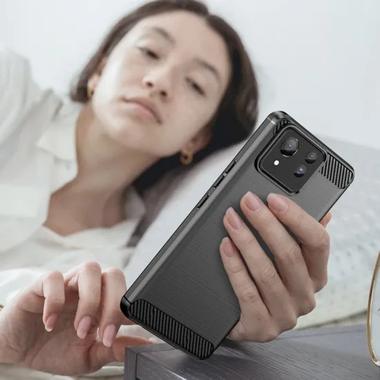 Husa pentru Asus Zenfone 11 Ultra - Techsuit Carbon Silicone - Black Husa pentru Asus Zenfone 11 Ultra - Techsuit Carbon Silicone - Black