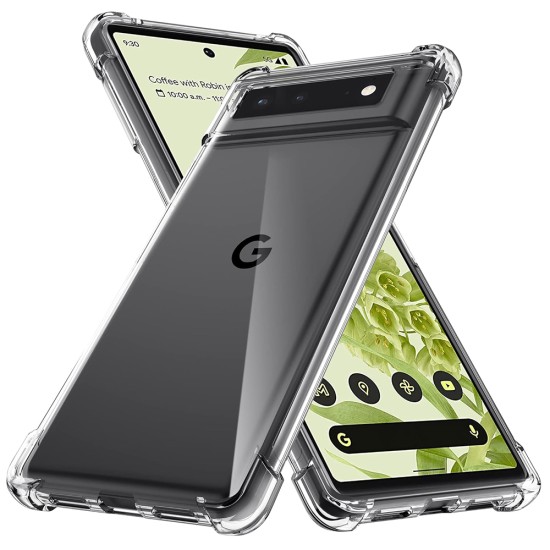 Husa pentru Google Pixel 6 Pro - Techsuit Shockproof Clear Silicone - Clear