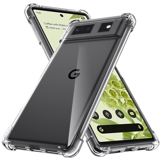 Husa pentru Google Pixel 6 - Techsuit Shockproof Clear Silicone - Clear