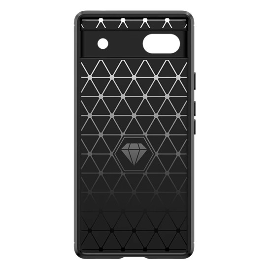 Husa pentru Google Pixel 6a - Techsuit Carbon Silicone - Black