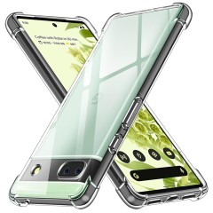 Husa pentru Google Pixel 6a - Techsuit Shockproof Clear Silicone - Clear Husa pentru Google Pixel 6a - Techsuit Shockproof Clear Silicone - Clear