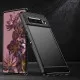 Husa pentru Google Pixel 7 Pro - Techsuit Carbon Silicone - Black Husa pentru Google Pixel 7 Pro - Techsuit Carbon Silicone - Black