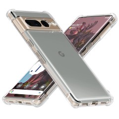 Husa pentru Google Pixel 7 Pro - Techsuit Shockproof Clear Silicone - Clear Husa pentru Google Pixel 7 Pro - Techsuit Shockproof Clear Silicone - Clear