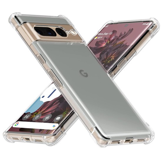 Husa pentru Google Pixel 7 Pro - Techsuit Shockproof Clear Silicone - Clear