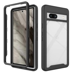 Husa pentru Google Pixel 7a + Folie - Techsuit Defense360 Pro - Black Husa pentru Google Pixel 7a + Folie - Techsuit Defense360 Pro - Black