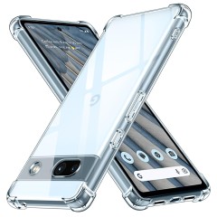 Husa pentru Google Pixel 7a - Techsuit Shockproof Clear Silicone - Clear Husa pentru Google Pixel 7a - Techsuit Shockproof Clear Silicone - Clear