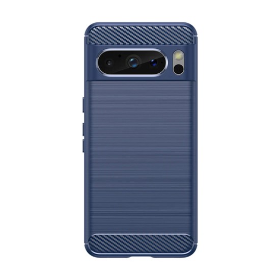 Husa pentru Google Pixel 8 Pro - Techsuit Carbon Silicone - Blue