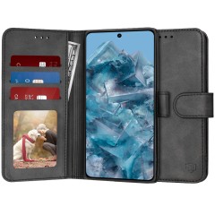 Husa pentru Google Pixel 8 Pro - Techsuit Diary Book - Black Husa pentru Google Pixel 8 Pro - Techsuit Diary Book - Black