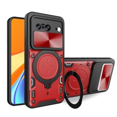 Husa pentru Google Pixel 8 - Techsuit CamGuard Pro - Red Husa pentru Google Pixel 8 - Techsuit CamGuard Pro - Red