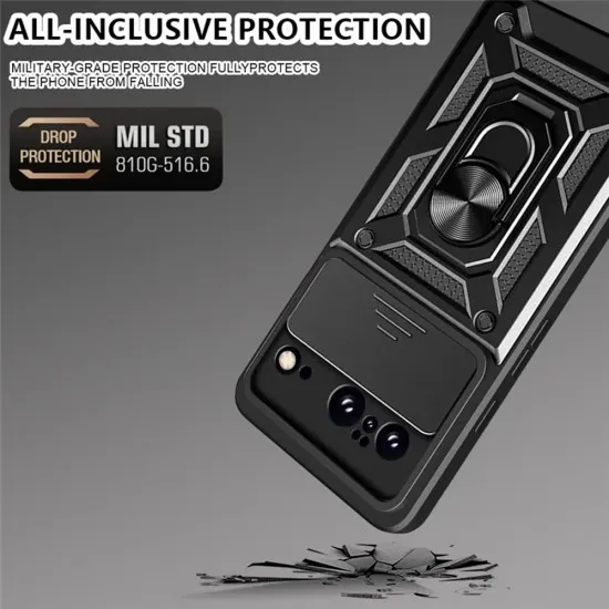Husa pentru Google Pixel 8 - Techsuit CamShield Series - Black Husa pentru Google Pixel 8 - Techsuit CamShield Series - Black