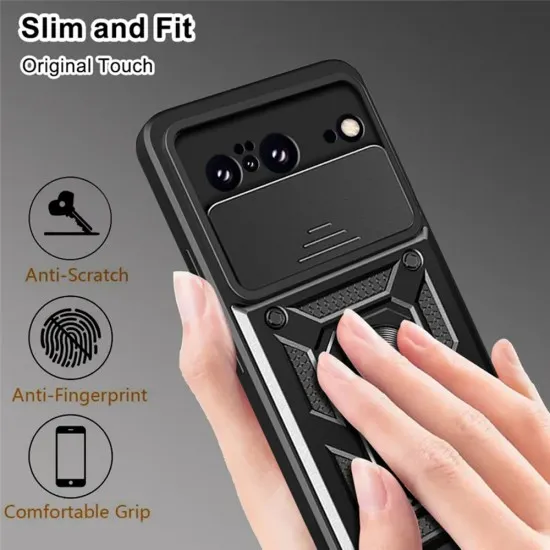 Husa pentru Google Pixel 8 - Techsuit CamShield Series - Black Husa pentru Google Pixel 8 - Techsuit CamShield Series - Black