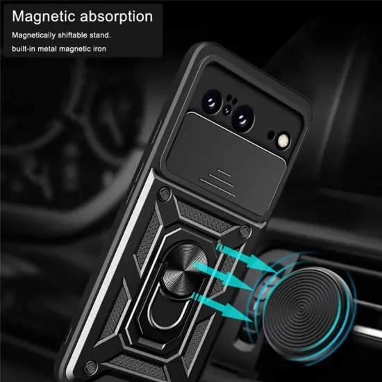 Husa pentru Google Pixel 8 - Techsuit CamShield Series - Black Husa pentru Google Pixel 8 - Techsuit CamShield Series - Black